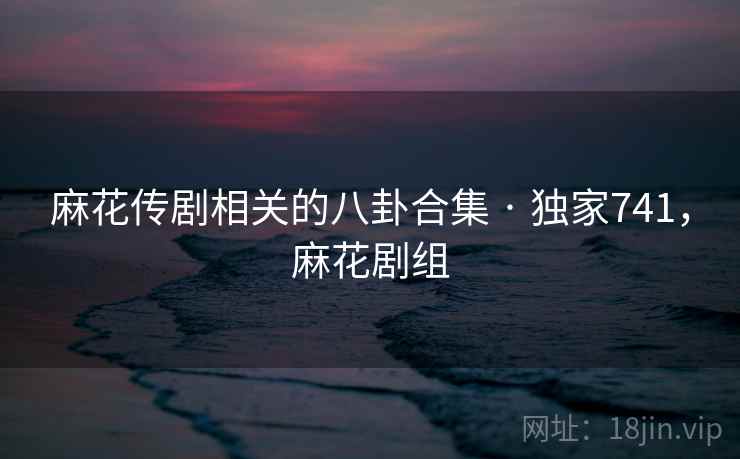 麻花传剧相关的八卦合集 · 独家741,麻花剧组